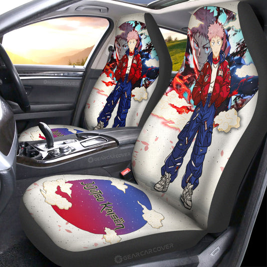 Yuji Itadori Car Seat Covers Anime Collection - Gearcarcover - 1
