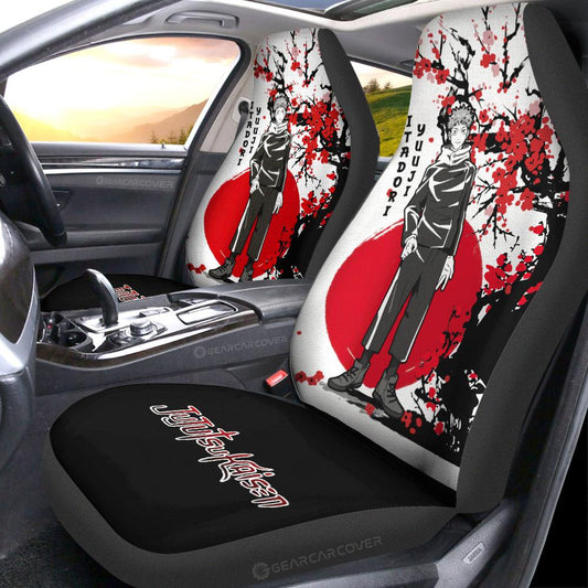 Yuji Itadori Car Seat Covers Custom Japan Style Car Accessories - Gearcarcover - 2