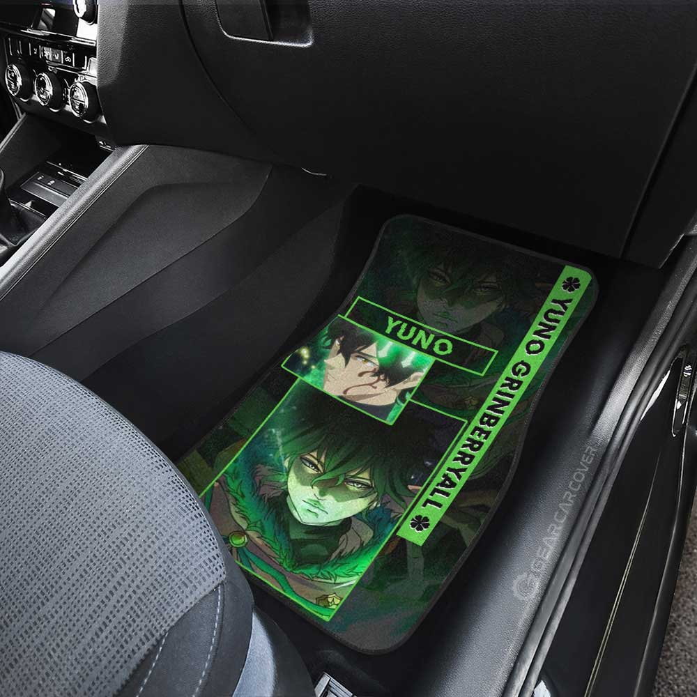 Yuno Grinberryall Car Floor Mats Custom Black Clover Anime - Gearcarcover - 3