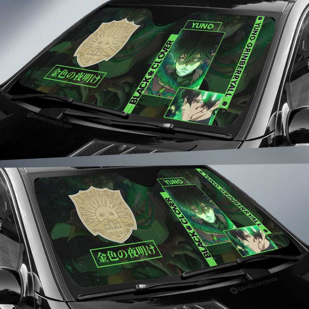 Yuno Grinberryall Car Sunshade Custom - Gearcarcover - 2