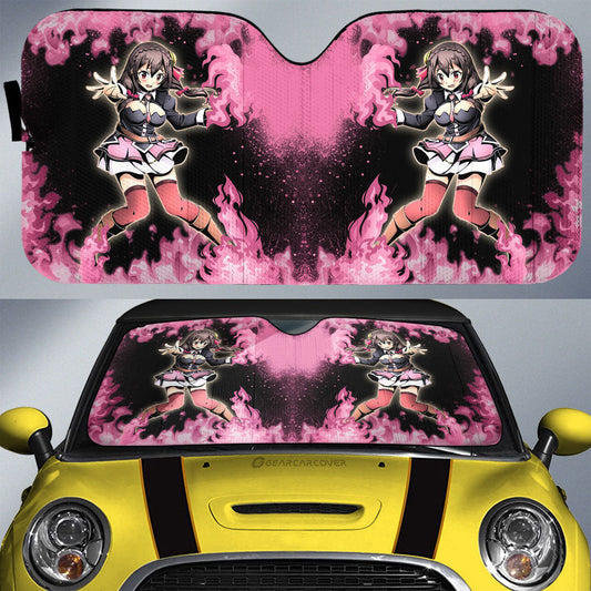 Yunyun Car Sunshade Custom Anime Car Accessories - Gearcarcover - 1
