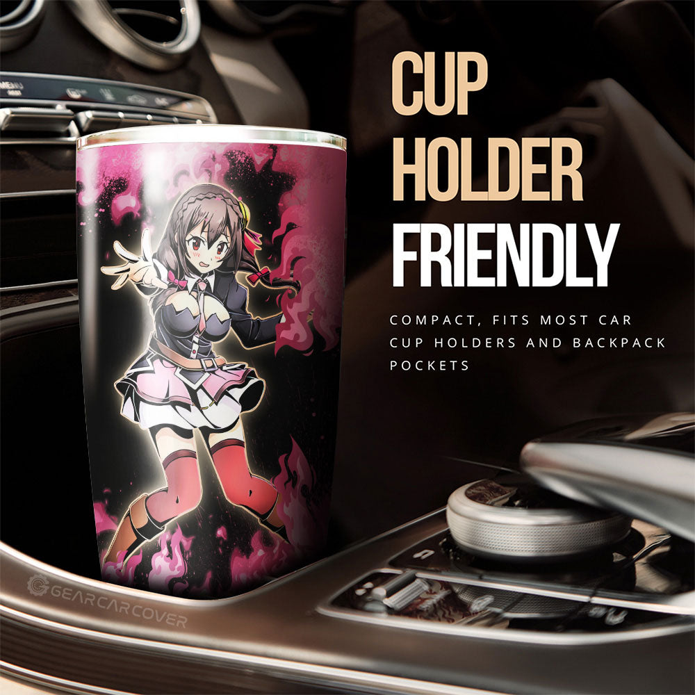 Yunyun Tumbler Cup Custom Anime Car Accessories - Gearcarcover - 3