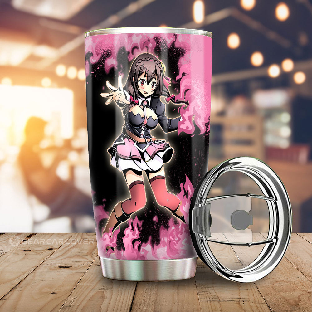 Yunyun Tumbler Cup Custom Anime Car Accessories - Gearcarcover - 1