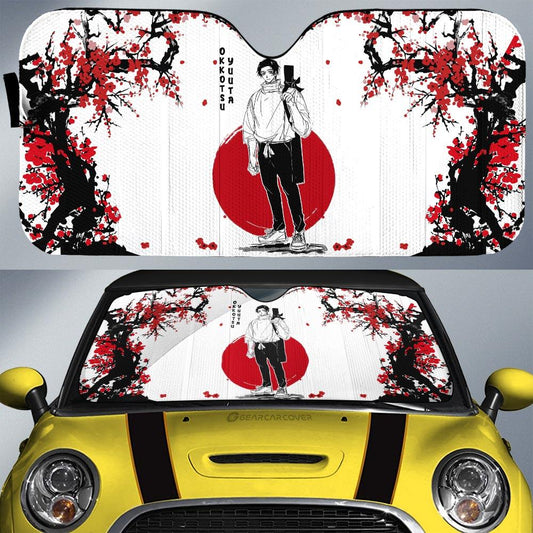 Yuta Okkotsu Car Sunshade Custom Japan Style Jujutsu Kaisen Anime Car Accessories - Gearcarcover - 1