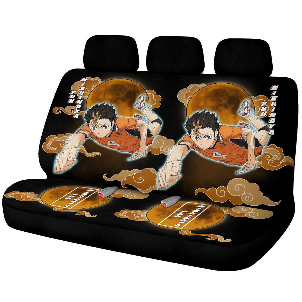 Yuu Nishinoya Car Back Seat Covers Custom Car Accessories - Gearcarcover - 1