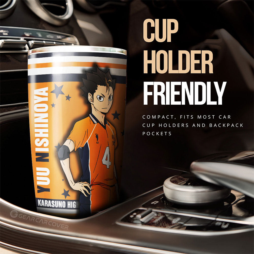 Yuu Nishinoya Tumbler Cup Custom Car Accessories - Gearcarcover - 3