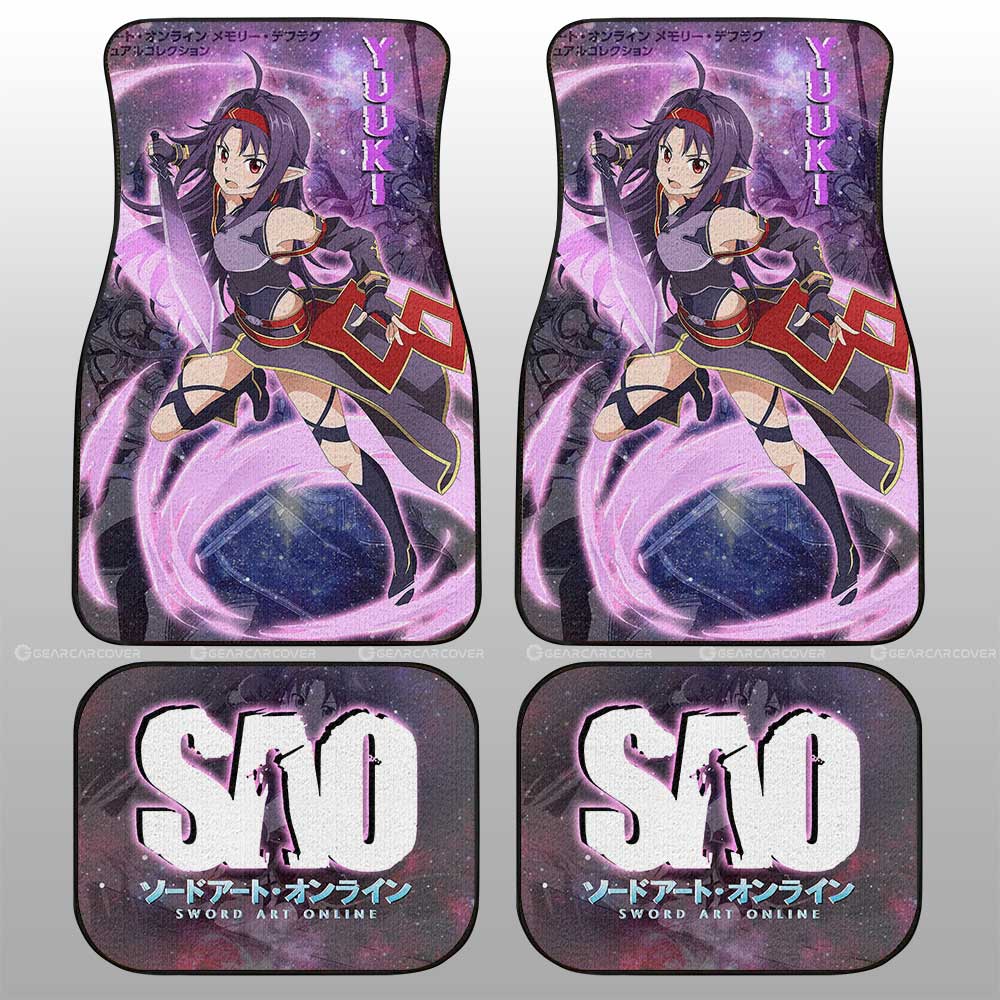 Yuuki Car Floor Mats Custom Manga Galaxy Style - Gearcarcover - 2