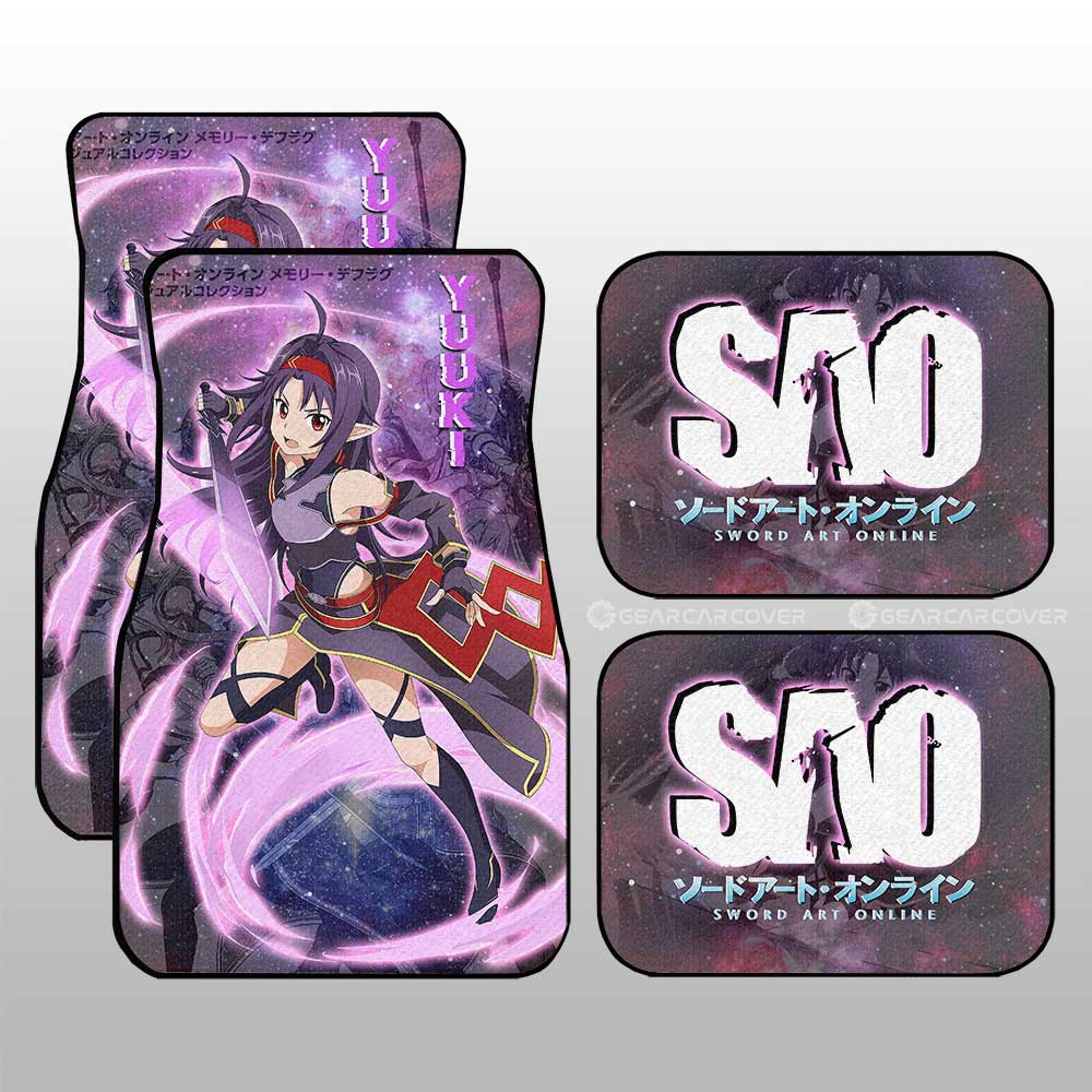 Yuuki Car Floor Mats Custom Manga Galaxy Style - Gearcarcover - 1