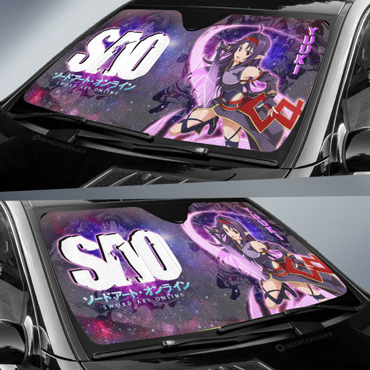 Yuuki Car Sunshade Custom Manga Galaxy Style - Gearcarcover - 2