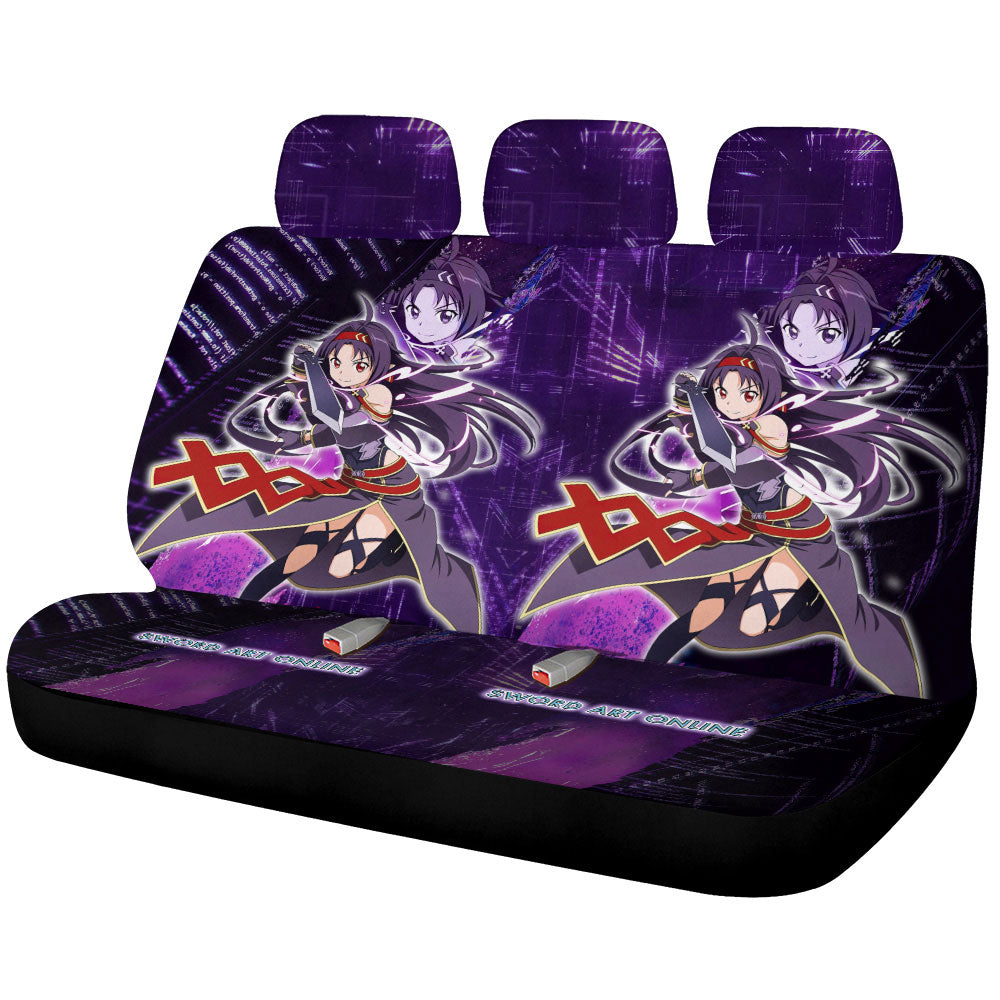 Yuuki Konno (Yuuki) Car Back Seat Cover Custom - Gearcarcover - 1