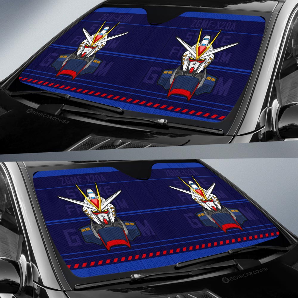 ZGMF-X20A Strike Freedom Car Sunshade Custom Car Interior Accessories - Gearcarcover - 3