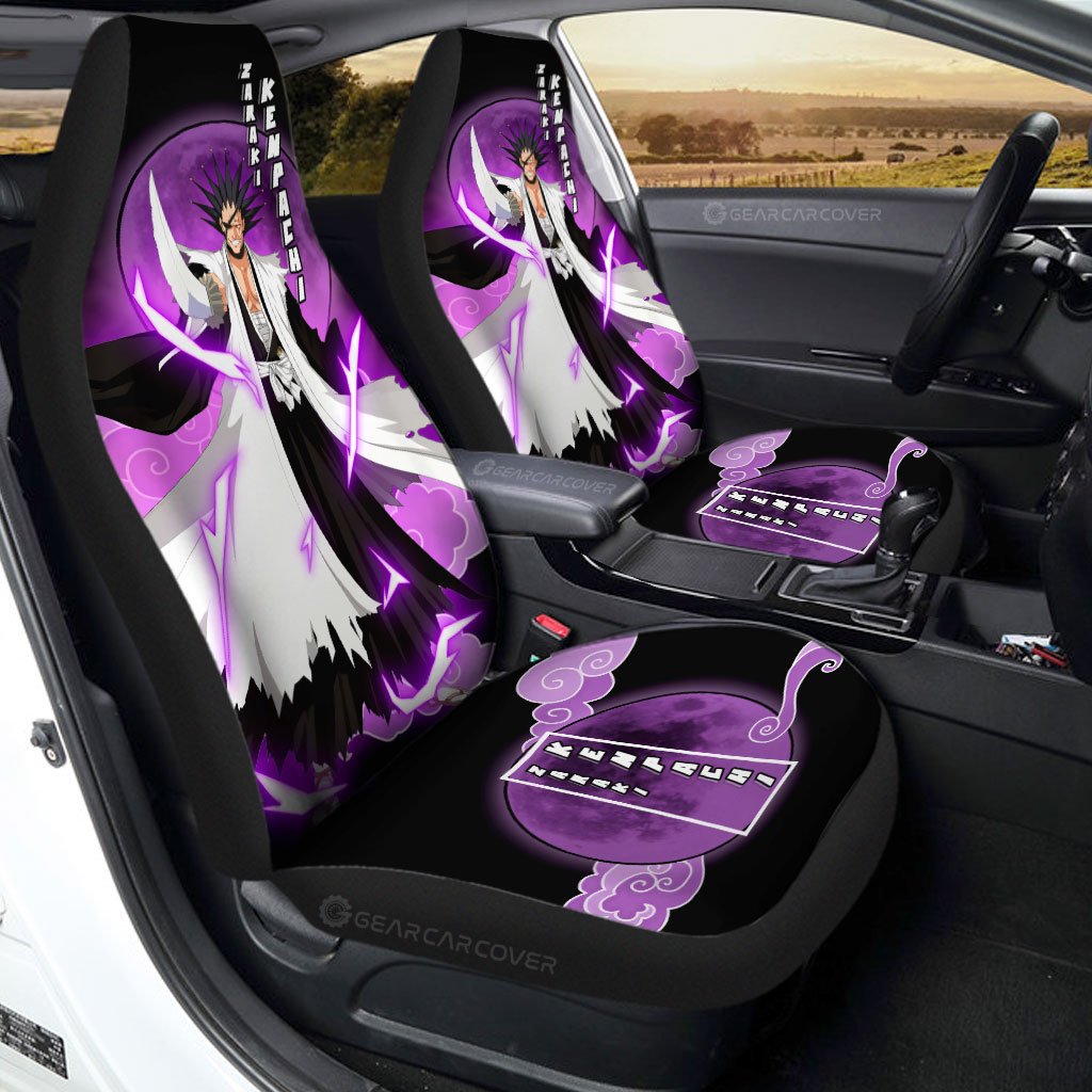 Zaraki Kenpachi Car Seat Covers Custom Bleach Anime Car Accessories - Gearcarcover - 1