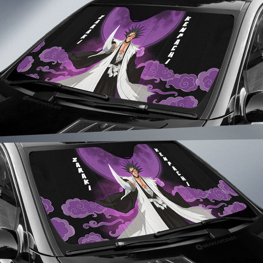 Zaraki Kenpachi Car Sunshade Custom Bleach Anime Car Accessories - Gearcarcover - 2