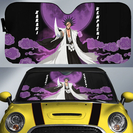 Zaraki Kenpachi Car Sunshade Custom Bleach Anime Car Accessories - Gearcarcover - 1