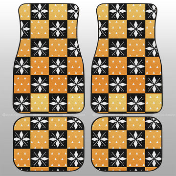 Zenitsu Agatsuma Car Floor Mats Custom Anime Car Accessories - Gearcarcover - 1