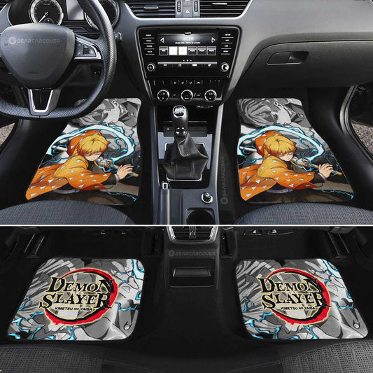 Zenitsu Agatsuma Car Floor Mats Custom Car Accessories - Gearcarcover - 2