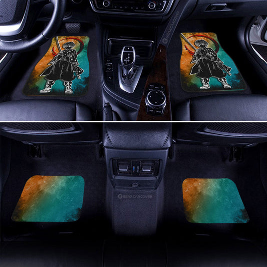Zenitsu Agatsuma Car Floor Mats Custom Car Accessories - Gearcarcover - 2