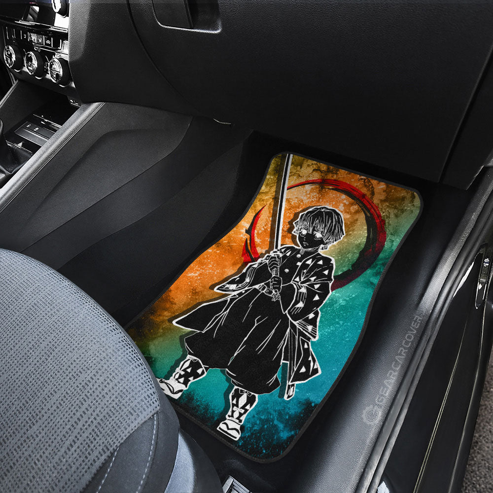 Zenitsu Agatsuma Car Floor Mats Custom Car Accessories - Gearcarcover - 3
