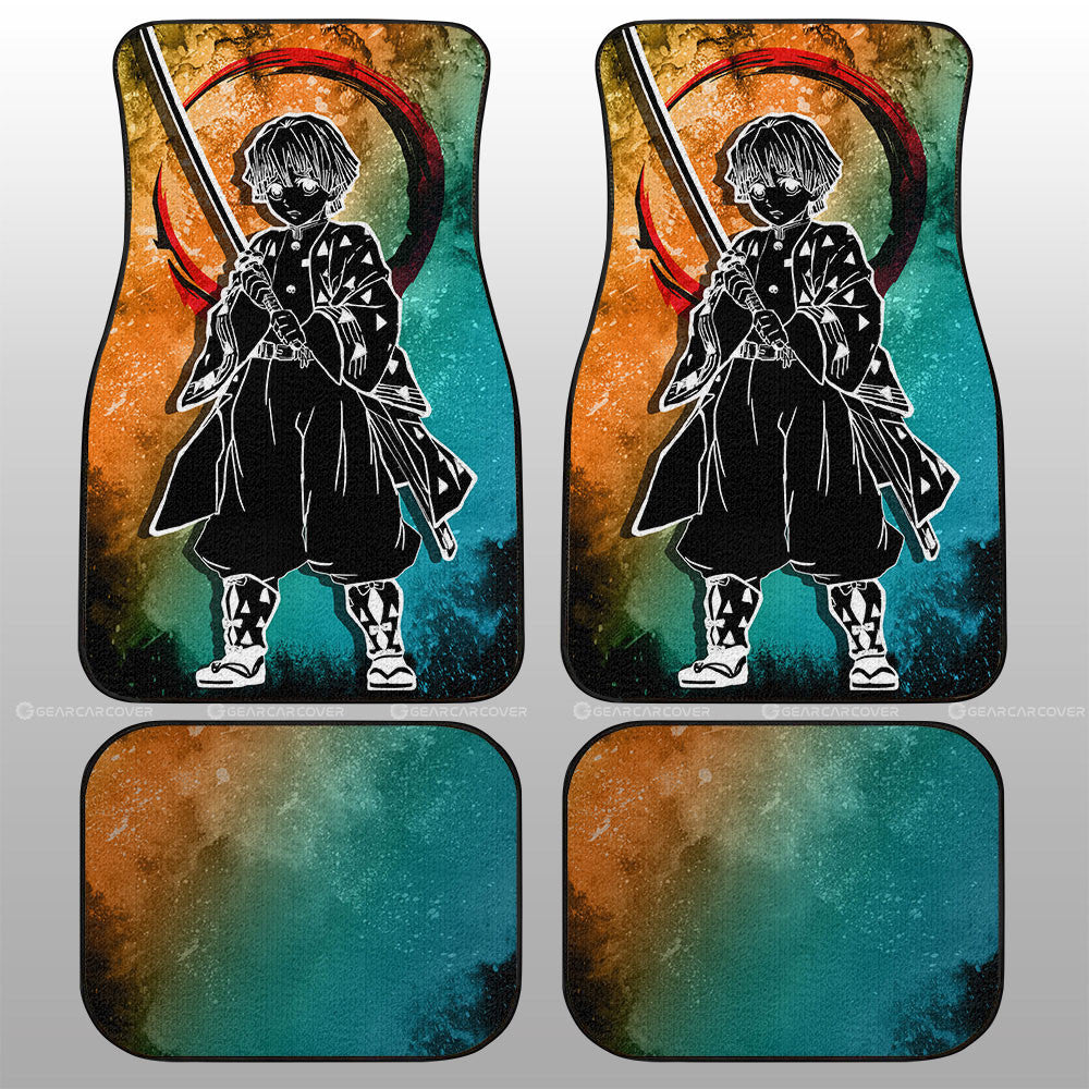 Zenitsu Agatsuma Car Floor Mats Custom Car Accessories - Gearcarcover - 1