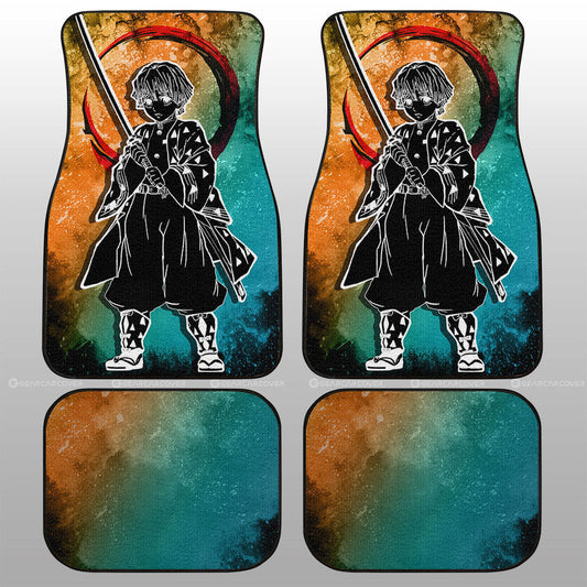 Zenitsu Agatsuma Car Floor Mats Custom Car Accessories - Gearcarcover - 1