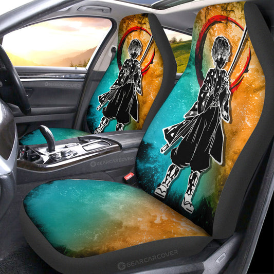 Zenitsu Agatsuma Car Seat Covers Custom Car Accessories - Gearcarcover - 1