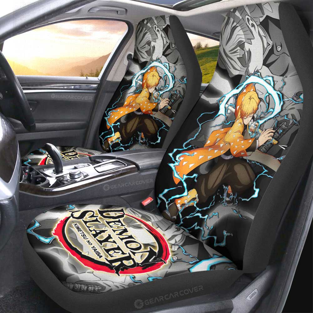 Zenitsu Agatsuma Car Seat Covers Custom Car Accessories - Gearcarcover - 1