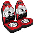 Zenitsu Agatsuma Car Seat Covers Custom Car Accessories Manga Style For Fans - Gearcarcover - 3