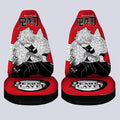 Zenitsu Agatsuma Car Seat Covers Custom Car Accessories Manga Style For Fans - Gearcarcover - 4