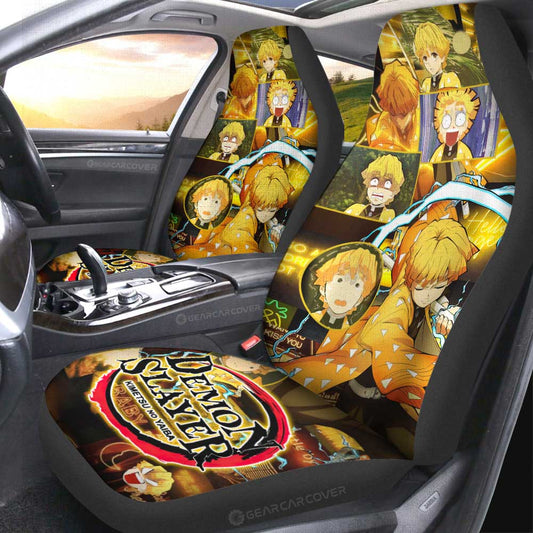 Zenitsu Agatsuma Car Seat Covers Custom - Gearcarcover - 2