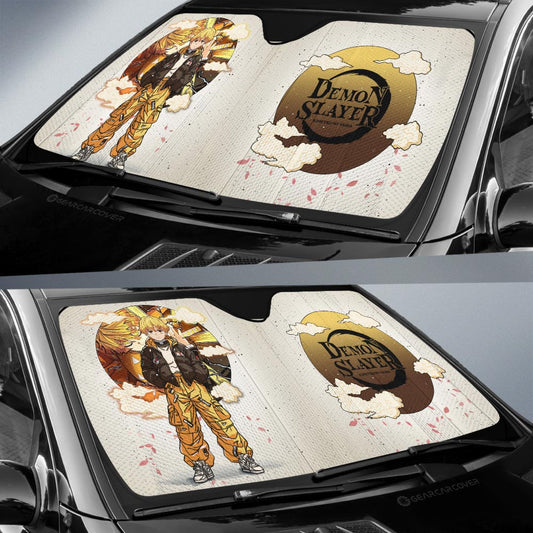 Zenitsu Agatsuma Car Sunshade Anime Collection - Gearcarcover - 2