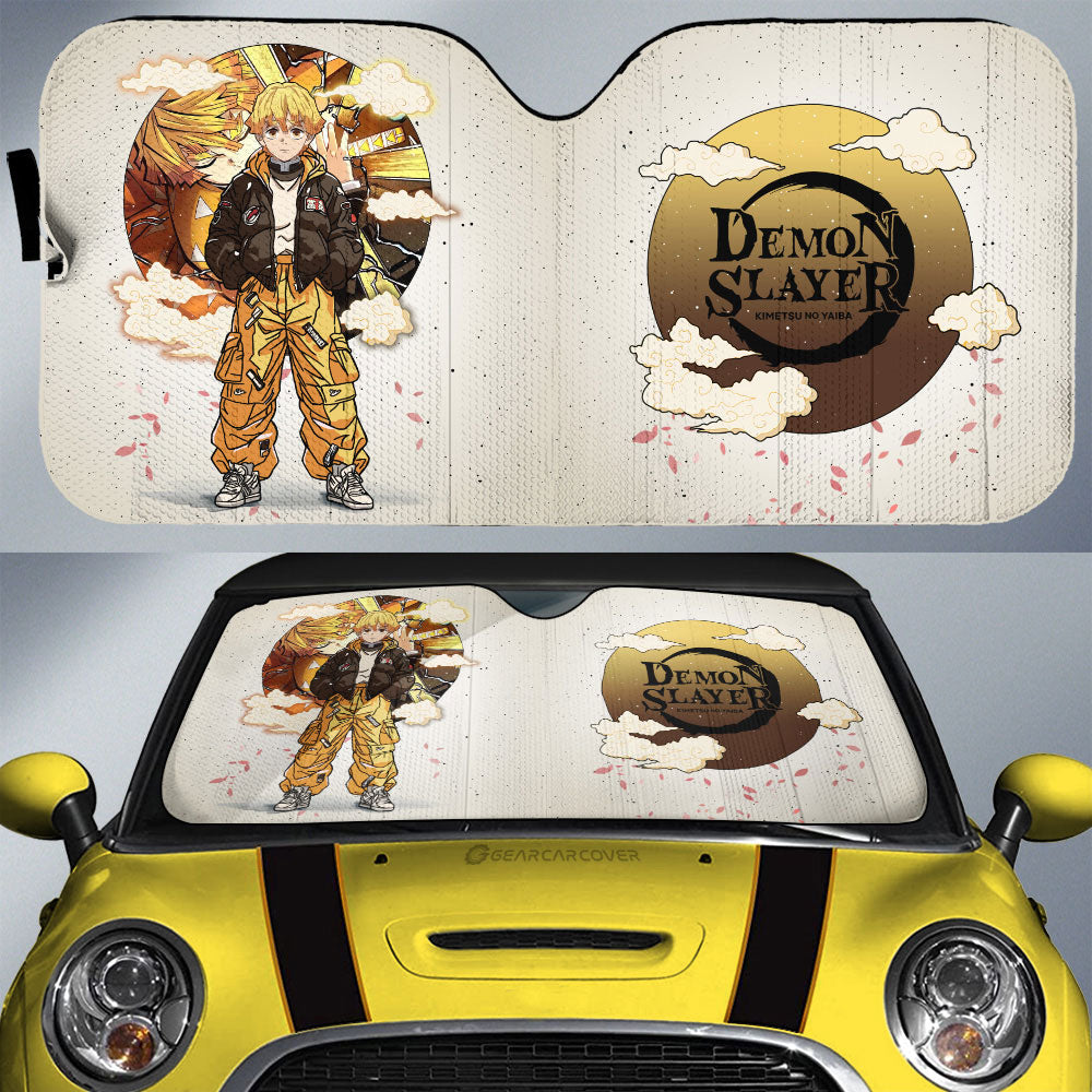 Zenitsu Agatsuma Car Sunshade Anime Collection - Gearcarcover - 1