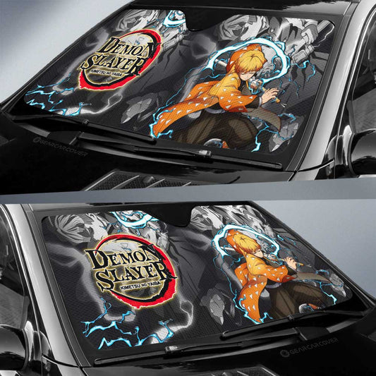 Zenitsu Agatsuma Car Sunshade Custom Car Accessories - Gearcarcover - 2