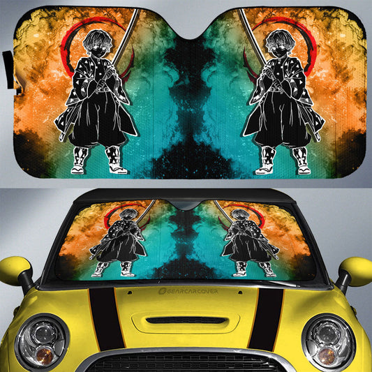 Zenitsu Agatsuma Car Sunshade Custom Car Accessories - Gearcarcover - 1
