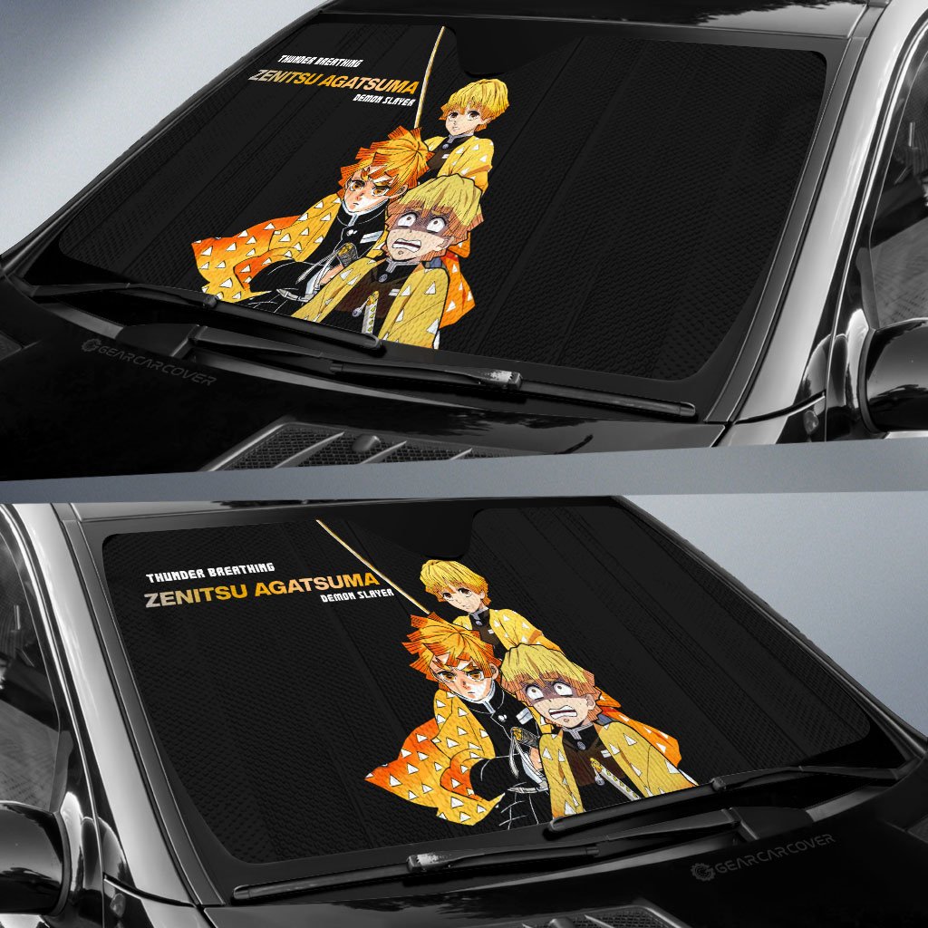 Zenitsu Agatsuma Car Sunshade Custom - Gearcarcover - 2