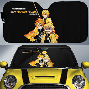 Zenitsu Agatsuma Car Sunshade Custom - Gearcarcover - 1