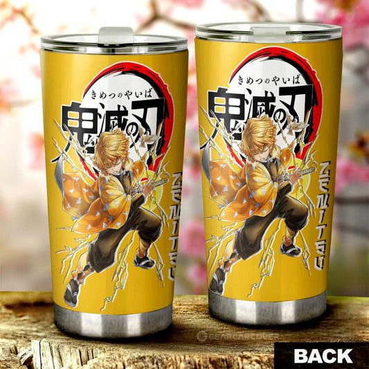 Zenitsu Agatsuma Tumbler Cup Custom Car Accessories - Gearcarcover - 2