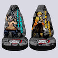 Zenitsu And Inosuke Car Seat Covers Custom Mix Mangas - Gearcarcover - 4