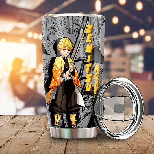 Zenitsu And Inosuke Tumbler Cup Custom Mix Mangas - Gearcarcover - 2