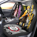 Zenitsu And Nezuko Car Seat Covers Custom Mix Mangas - Gearcarcover - 2