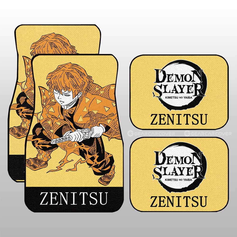 Zenitsu Car Floor Mats Custom Car Accessories - Gearcarcover - 3