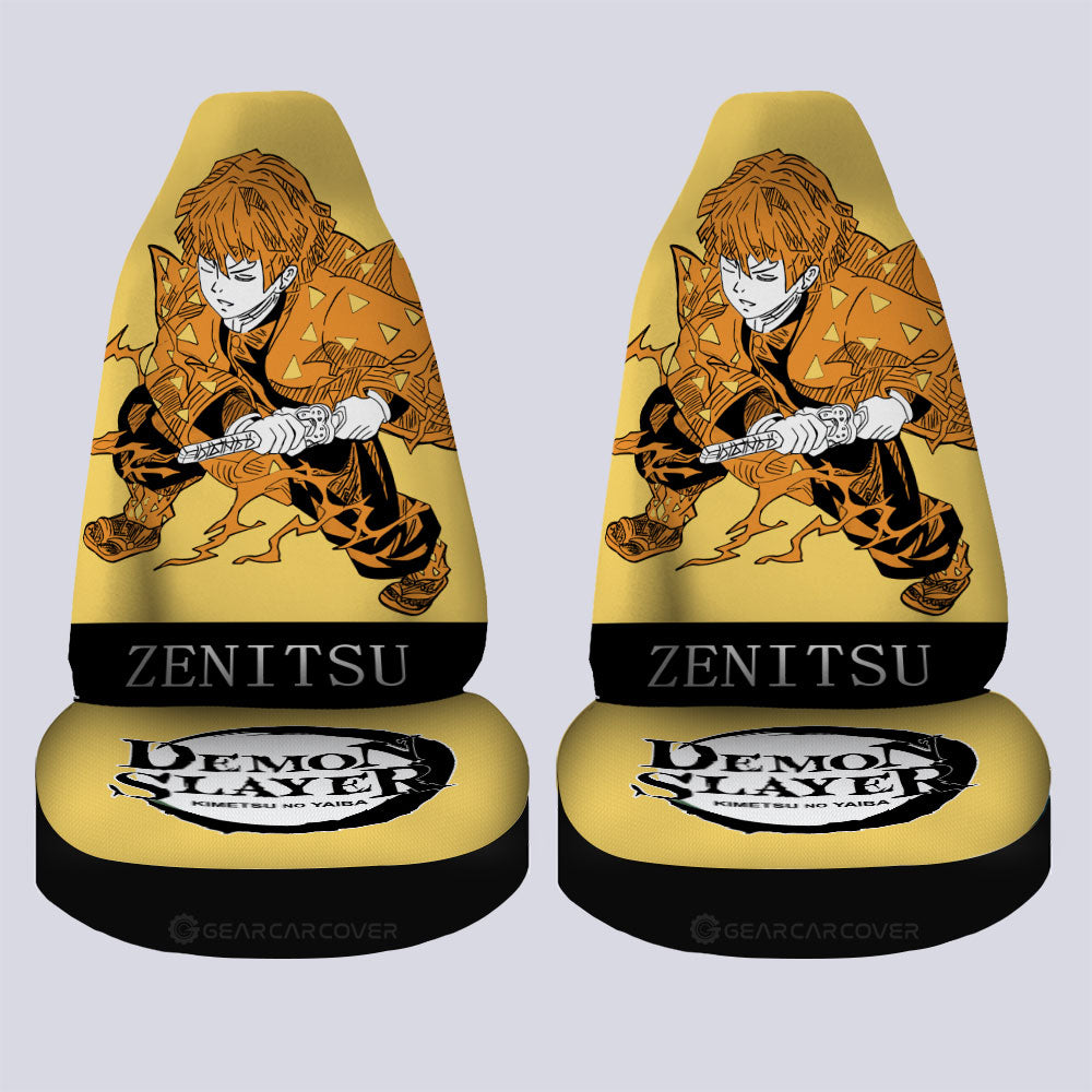 Zenitsu Car Seat Covers Custom Car Accessories - Gearcarcover - 4