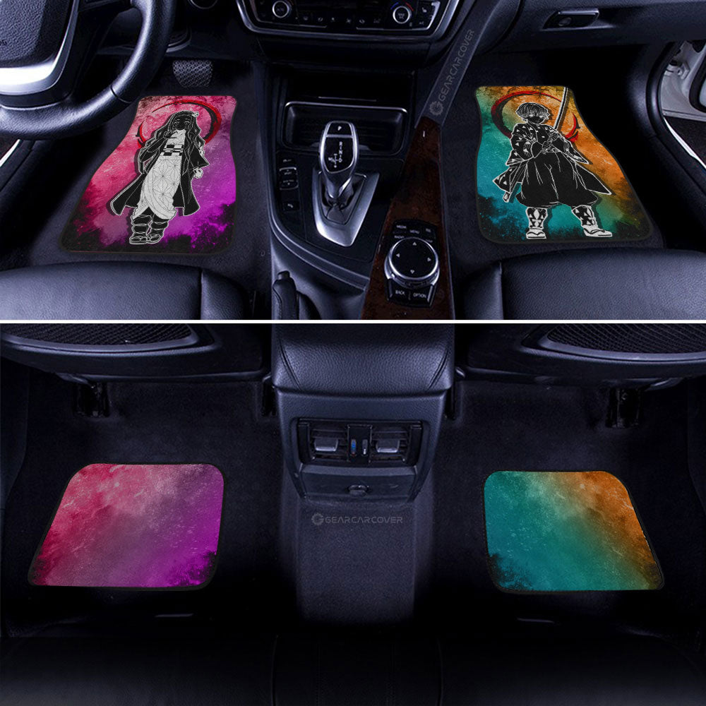 Zenitsu Nezuko Car Floor Mats Custom Car Accessories - Gearcarcover - 2