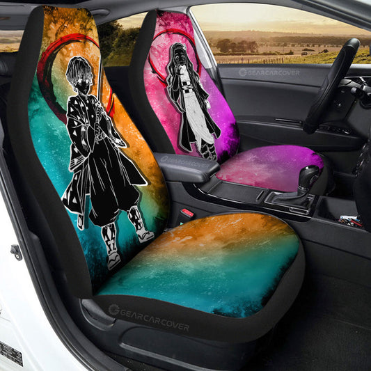 Zenitsu Nezuko Car Seat Covers Custom Car Accessories - Gearcarcover - 2