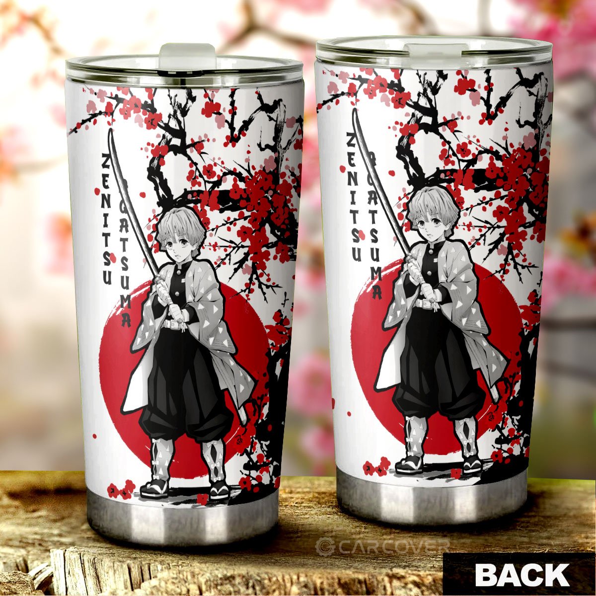 Zenitsu Tumbler Cup Custom Japan Style Car Accessories - Gearcarcover - 3