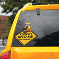 Zenitsu Warning Car Sticker Custom For Fans - Gearcarcover - 3