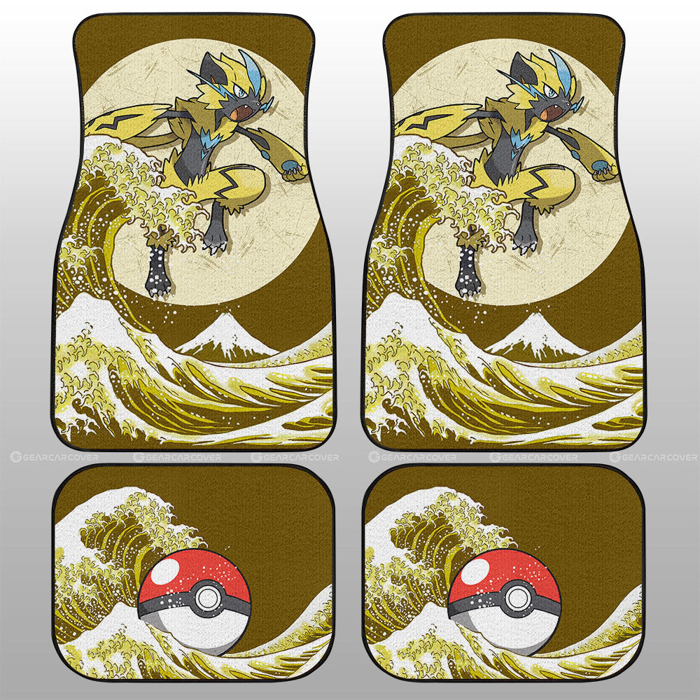 Zeraora Car Floor Mats Custom Pokemon Car Accessories - Gearcarcover - 1