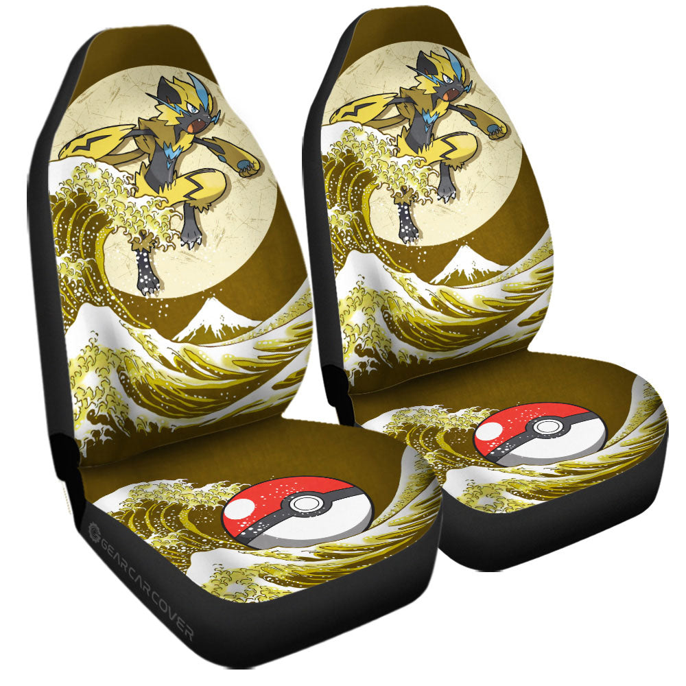 Zeraora Car Seat Covers Custom Pokemon Car Accessories - Gearcarcover - 3