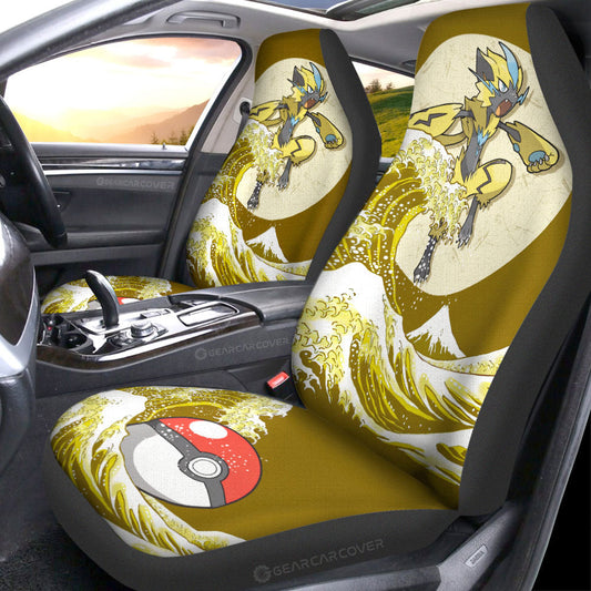 Zeraora Car Seat Covers Custom Pokemon Car Accessories - Gearcarcover - 1