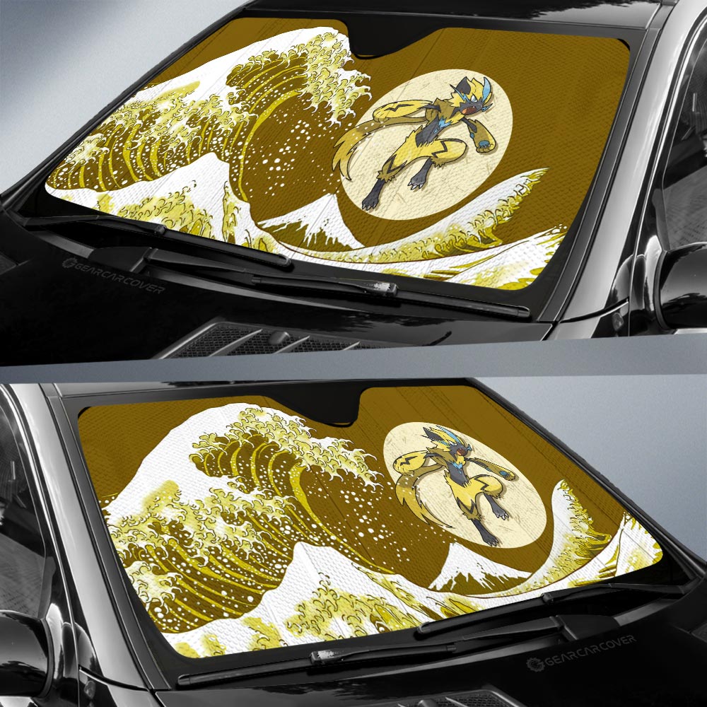 Zeraora Car Sunshade Custom Pokemon Car Accessories - Gearcarcover - 2