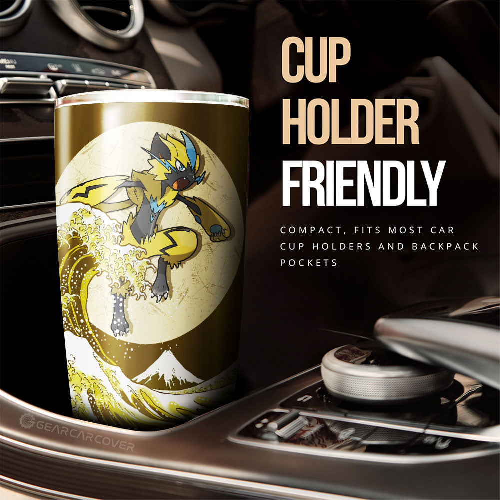 Zeraora Tumbler Cup Custom Pokemon Car Accessories - Gearcarcover - 3